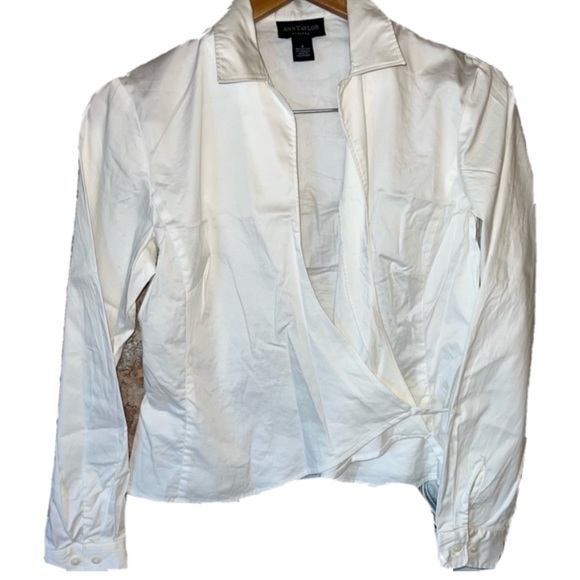 AnnTaylor Cotton Long Sleeve - Picture 13 of 14